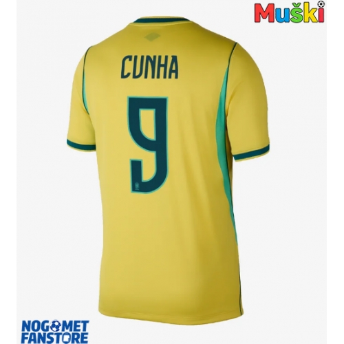 Brazil Matheus Cunha #9 Domaci Dres SP 2026 Kratak Rukav